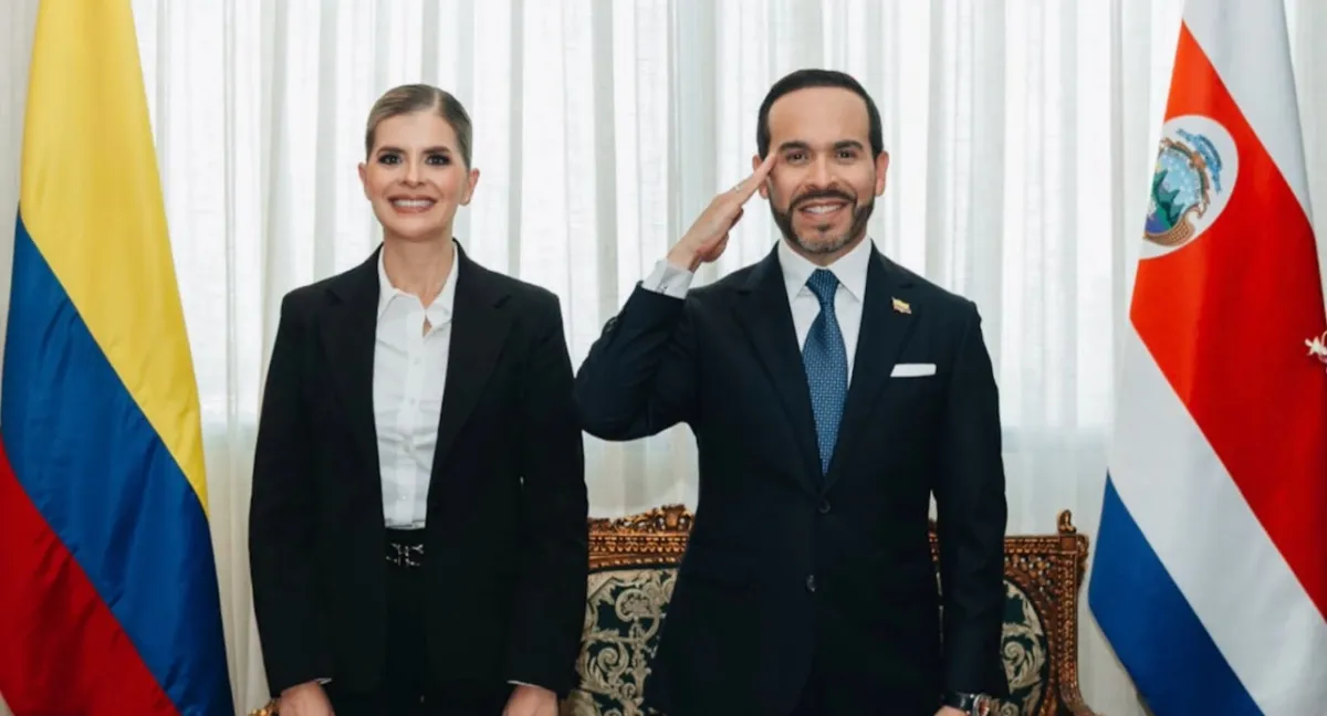 Abelardo De La Espriella y Laura Fernández. Colombia y Costa Rica profundizarán colaboración en seguridad: esto dijo De La Espriella