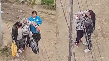Adulta mayor. Indignante: captan a dos personas golpeando a una anciana indefensa en el sur de Bogotá
