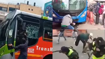 Agreciones en TransMilenio Análisis | ¿Por qué están atacando tanto a vigilantes y buses de TransMilenio en Bogotá?