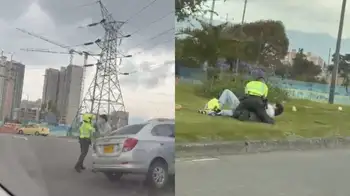 Agresión policía ¿Qué cargos podría enfrentar el conductor que atropelló a un policía en Bogotá?