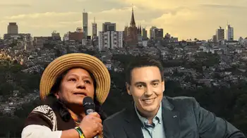 Aída Quilcué, candidata vicepresidencial y Jorge Eduardo Rojas, alcalde de Manizales. ¿Alcaldada?: Según el Pacto Histórico, alcalde de Manizales hace 'censura política' a Aída Quilcué
