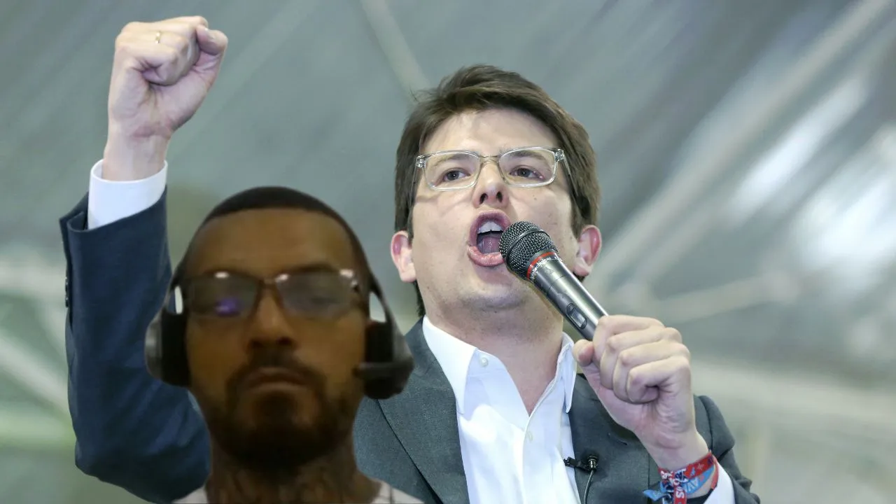 Alias Chipi en silueta y de fondo Miguel Uribe Turbay Caso Miguel Uribe Turbay | Alias Chipi va a juicio señalado de articular el magnicidio