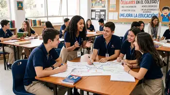 Alumnos participan más en clase al dejar los teléfonos fuera del aula. Iniciativa en el Congreso para prohibir uso de celulares en colegios