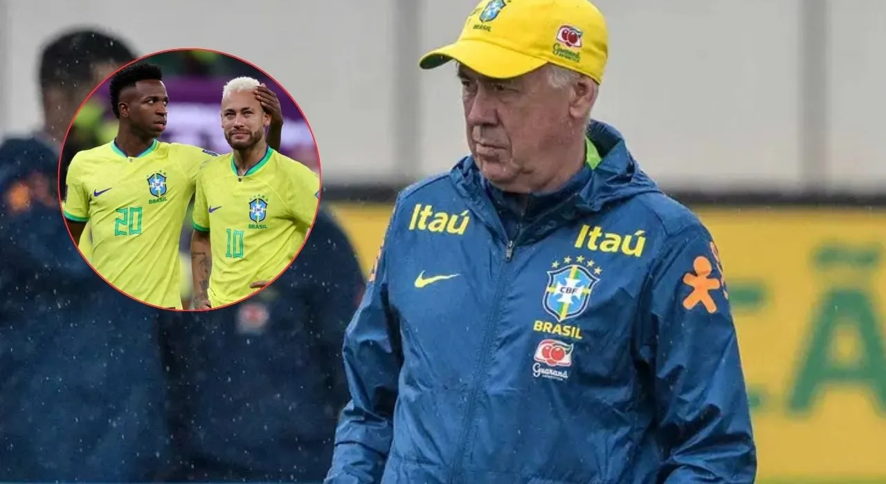 Ancelotti deja por fuera de la convocatoria a Neymar, Vinícius y Rodrygo. Ancelotti sorprende: Brasil afrontará la fecha FIFA sin Neymar ni jugadores del Real Madrid