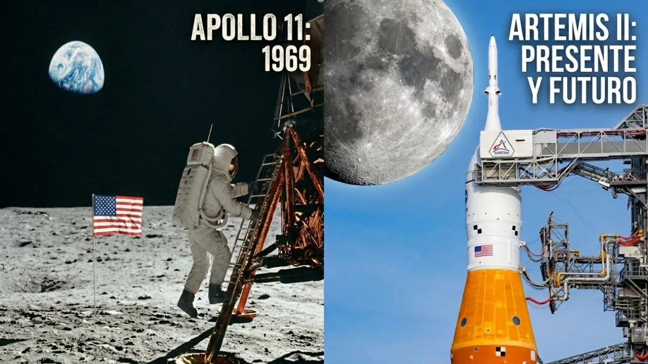 Artemis II vs Apollo 11: qué cambió en el regreso a la Luna De pisar la Luna a prepararse para habitarla: la nueva era que inicia Artemis II
