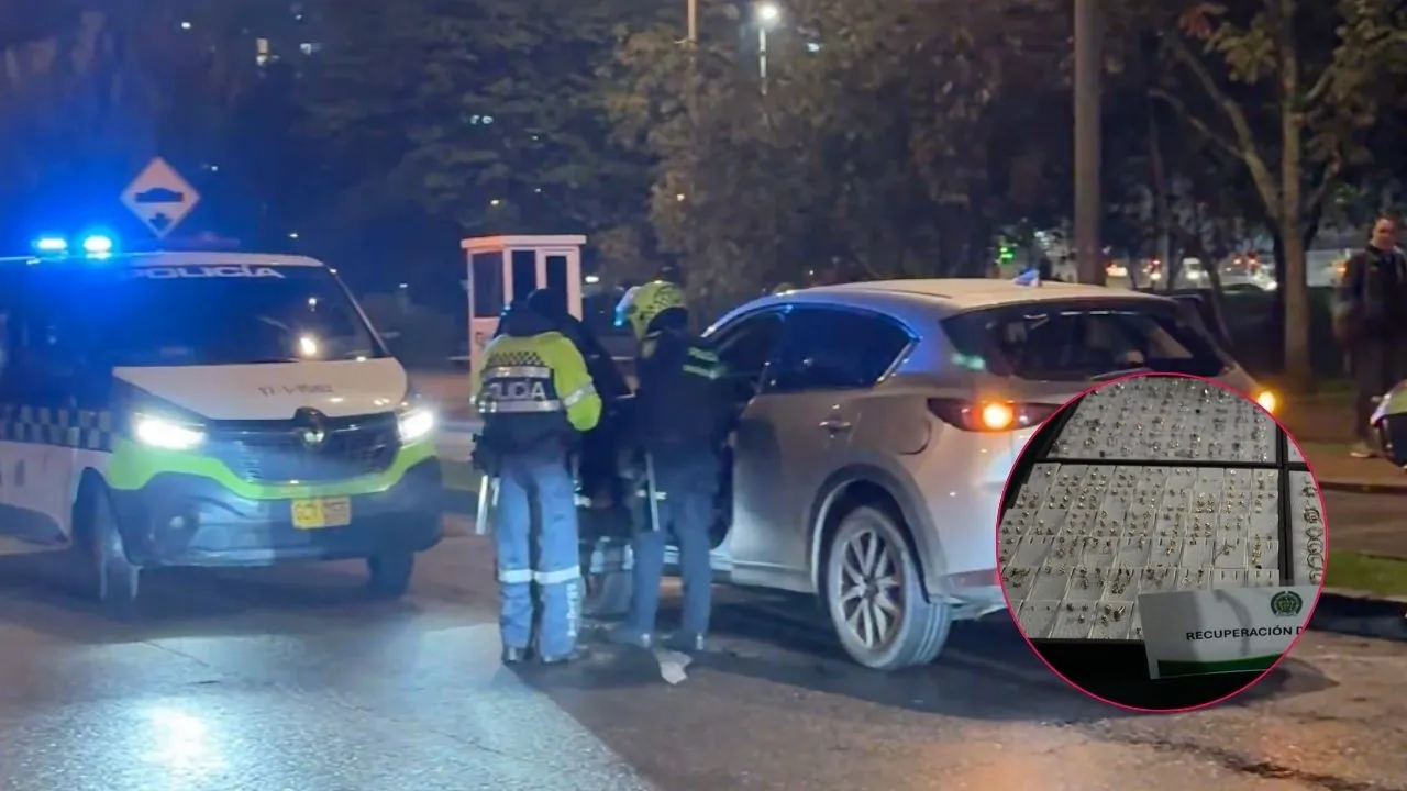 Asalto joyería Entre disparos, así capturaron a ladrones de joyas en Suba