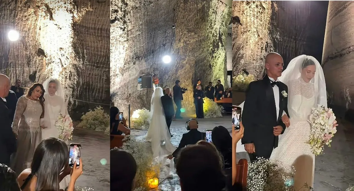Así lucieron Luisa Fernanda W y Pipe Bueno en su boda: primeras imágenes del gran día. Primeras fotografías de la espectacular boda de Luisa Fernanda W y Pipe Bueno: su entrada y vestido