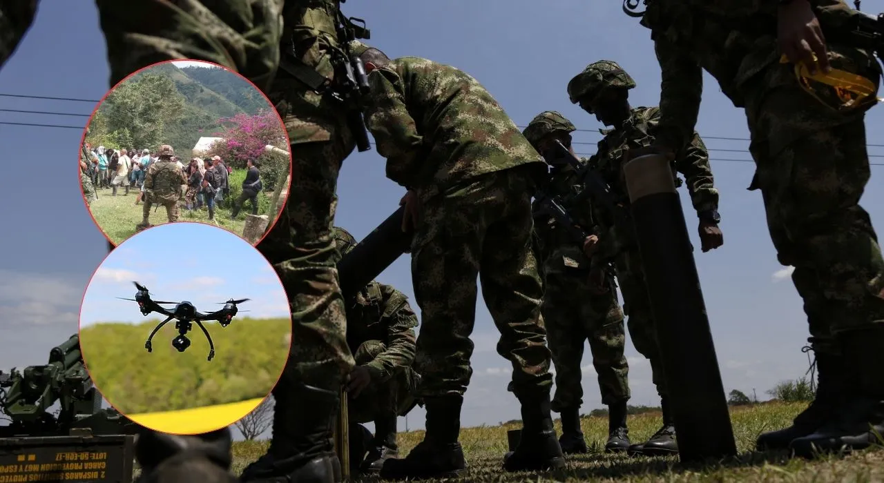 Atentados y hostigamientos en el Cauca Alerta por combates y atentados terroristas con drones en el Cauca