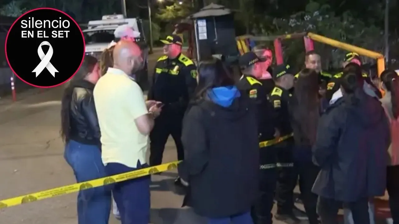 Autoridades en el sitio del ataque en rodaje en Bogotá. ¿Robo o intolerancia? Video revela el ataque en el rodaje de ‘Sin senos sí hay paraíso’ en Bogotá
