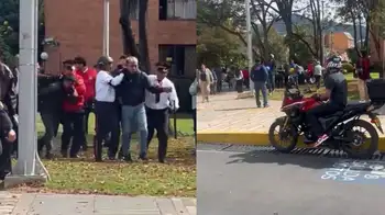 Balacera hoy en Unicentro Bogotá ¿Balacera en Bogotá?: intento de robo y en video los dos capturados por el sector de Unicentro