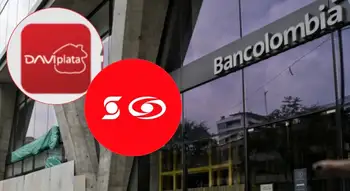 Logo Banco Colpatria, Daviplata y Frente de local Bancolombia Falla global en Amazon Web Services afecta a bancos y servicios digitales en Colombia