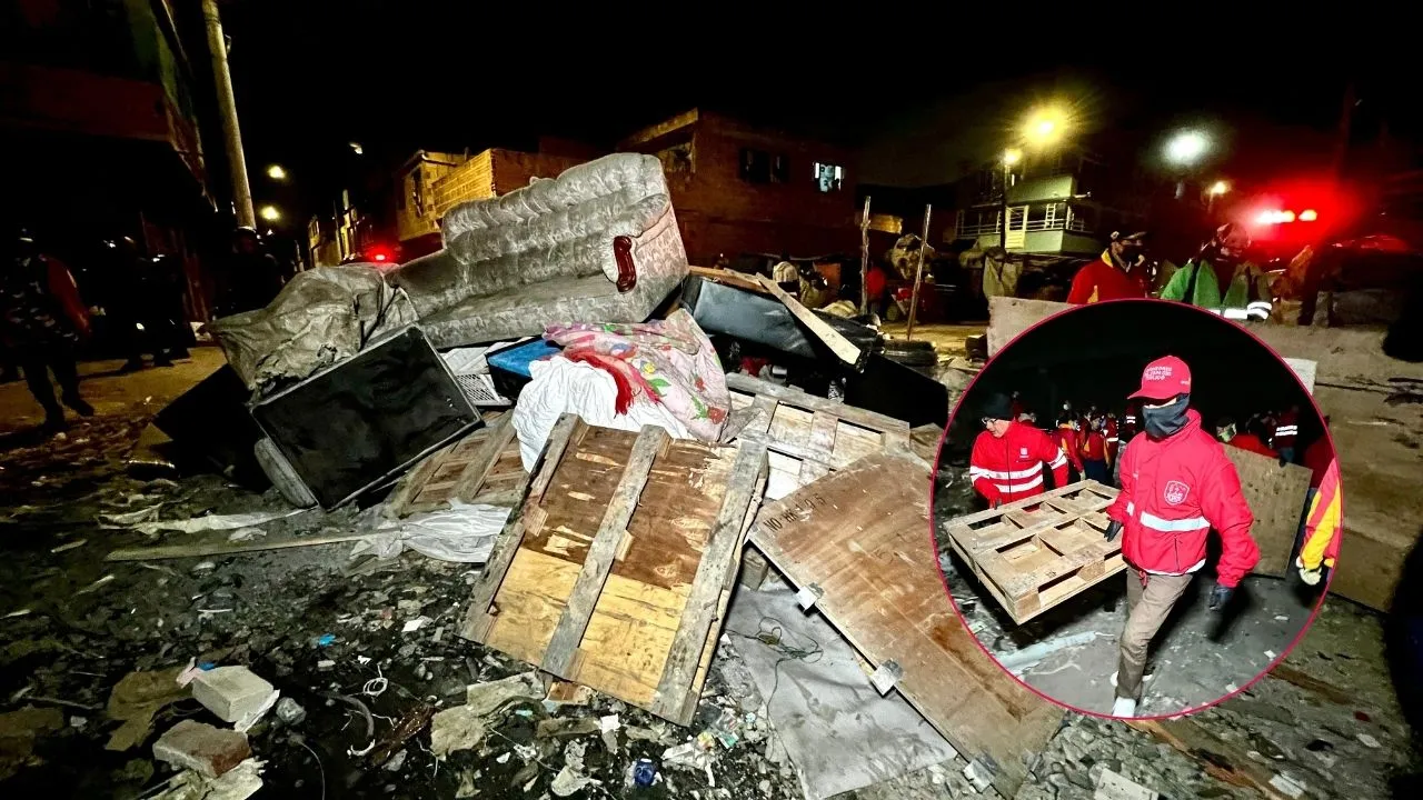 Basuras en Kennedy En fotos: llantas, muebles, escombros y más hallados en operativo en Kennedy