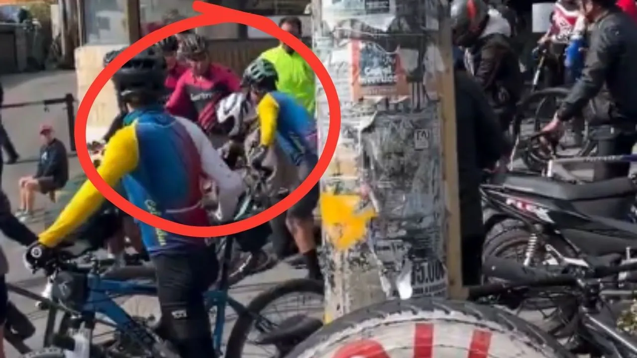Batalla campal entre moteros y ciclistas por el dominio de Alto de Patios Batalla campal entre motociclistas y ciclistas por el dominio de Alto de Patios: ¿y la Policía?