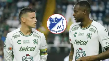 Bolsa de jugadores Liga BetPlay: el excompañero de James Rodríguez que llega a Millonarios Bolsa de jugadores Liga BetPlay: él es el excompañero de James Rodríguez que llega a Millonarios
