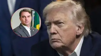 Bolsonaro candidato presidencial Flávio Bolsonaro pide a Trump que declare terroristas a bandas criminales de Brasil