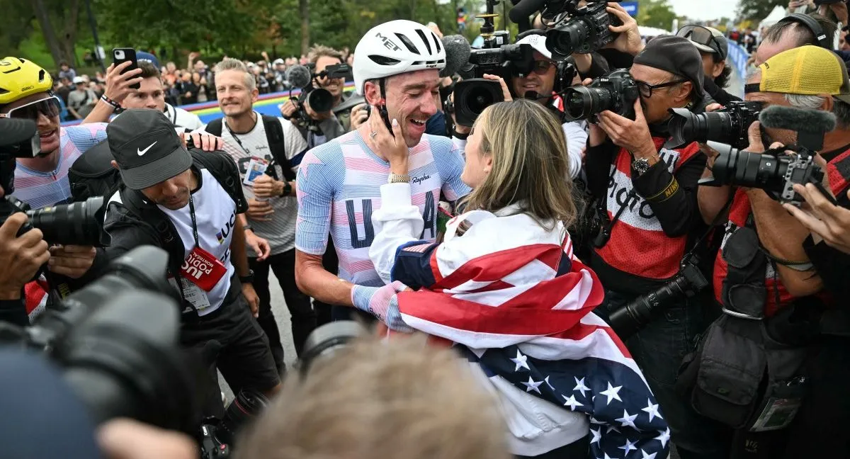Brandon McNulty Oro puro: Brandon McNulty ganó el título mundial de ciclismo en ruta; Santiago Buitrago, destacado