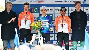 Brandon Rivera Arrancó la fiesta del ciclismo colombiano en Europa: Rivera, tercero en la Provence
