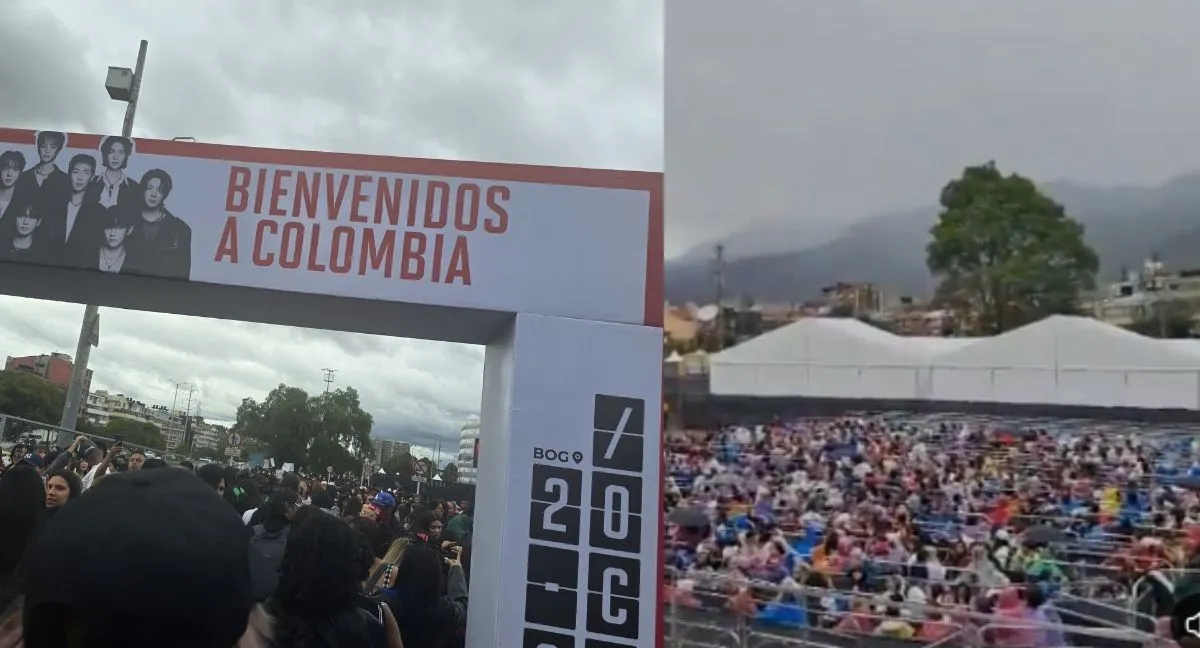 BTS hoy en El Campín concierto Abren puertas de El Campín para concierto de BTS hoy en Bogotá: largas filas y videos emotivos