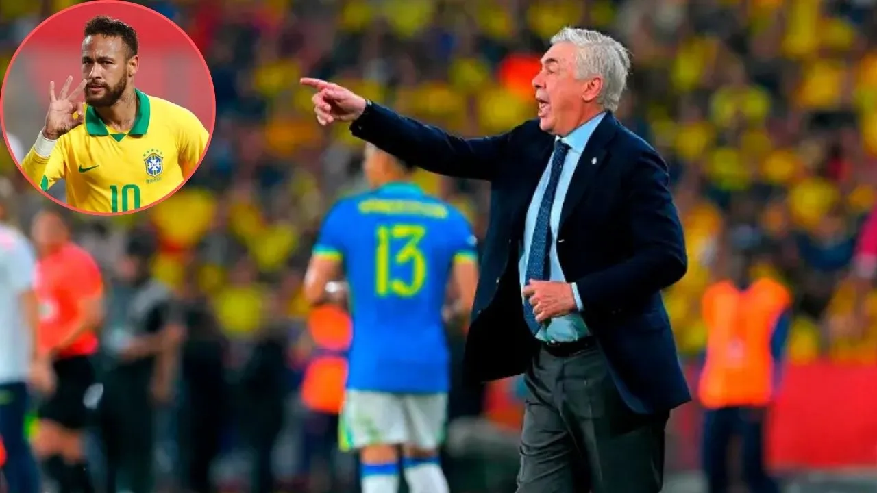 Carlo Ancelotti Carlo Ancelotti le tiene un bombazo a Brasil con Neymar