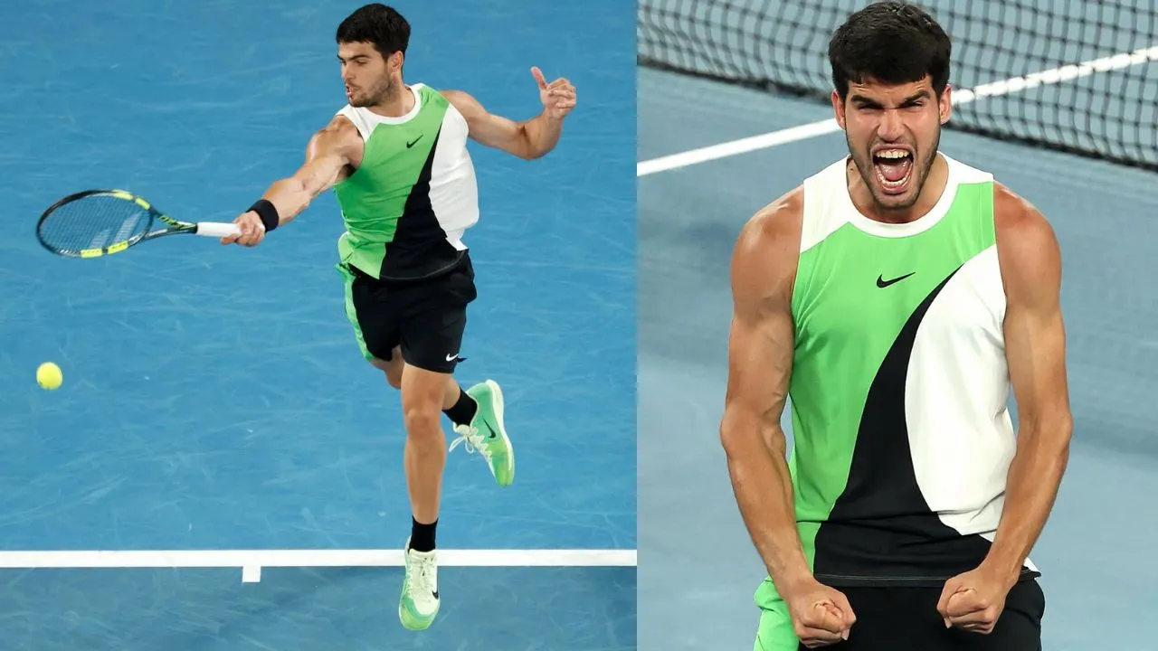 Carlos Alcaraz clasificó a Semifinales del Australia Open. Carlos Alcaraz ya manda en el Australia Open y va por el Grand Slam que le falta