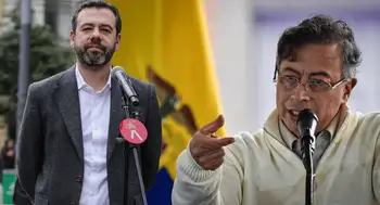 Carlos Fernando Galán respondió a Petro por llamarlo cómplice de un genocidio. Carlos Fernando Galán responde a Petro, que lo llamó cómplice de genocidio por marcha propalestina