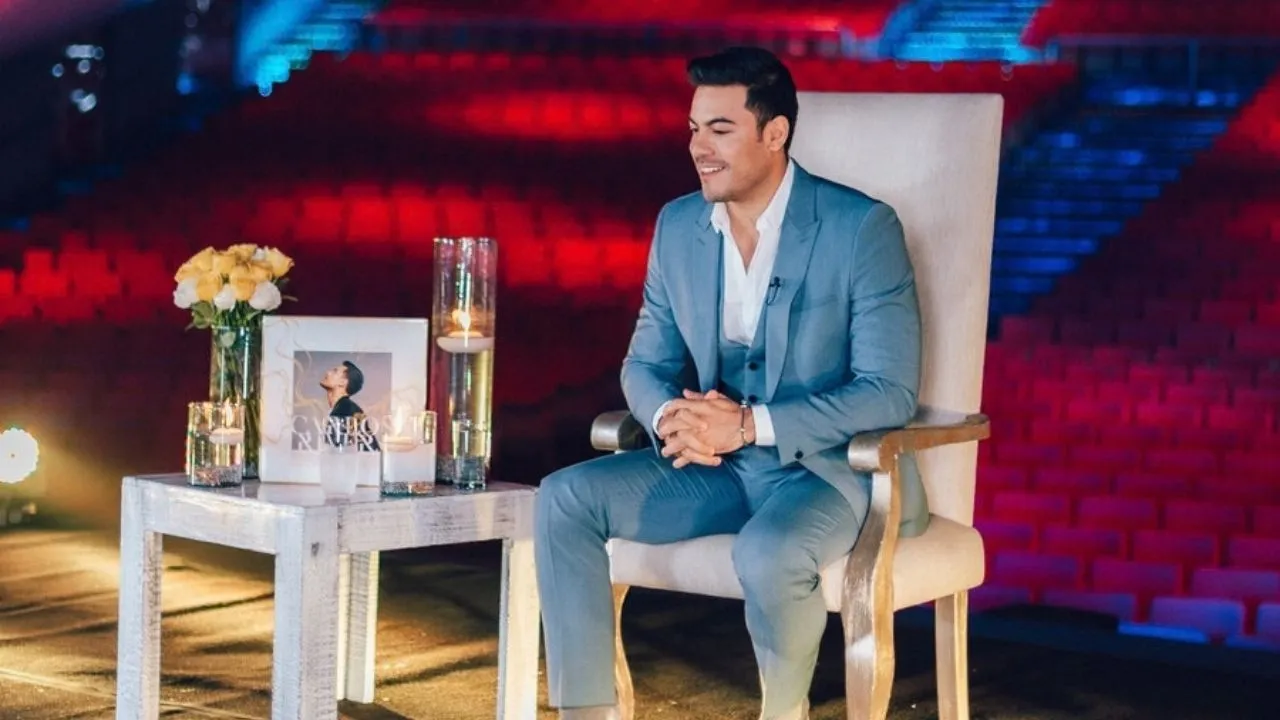 Carlos Rivera, cantante mexicano. Carlos Rivera aplazó sus conciertos en Colombia por una lesión, ¿qué le pasó?