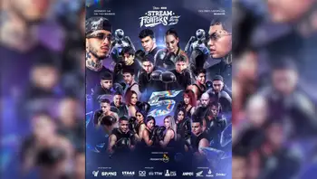 Cartel oficial de Stream Fighters 5 con los peleadores anunciados. Stream Fighters 5: estos son los peleadores confirmados y la pista que pone a Blessd en el ring