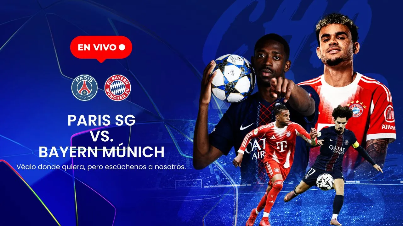 Champions League 🔴 En vivo: siga la transmisión del PSG vs. Bayern Múnich en la Champions League