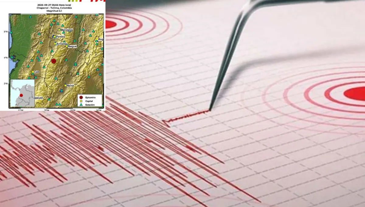 Chaparral, Tolima, volvió a registrar un fuerte movimiento sísmico durante la madrugada. Temblor hoy 27 de septiembre: Chaparral no da tregua e Istmina vuelve a temblar