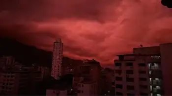 Cielo rojo en Caracas Fotos | Terrorífico cielo de color rojo cubrió a Caracas, Venezuela: ¿fue por el terremoto?