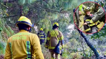 Ciudadano extranjero rescatado en Bogotá. Encuentran a ciudadano extranjero perdido en los Cerros Orientales de Bogotá