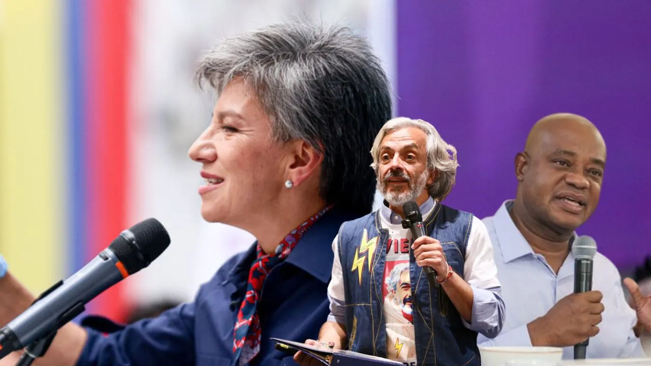Claudia López, Juan Daniel Oviedo y Juan Gilberto Murillo recibieron el aval de sus firmas Claudia López apunta a primera vuelta en solitario: cómo va la certificación de firmas