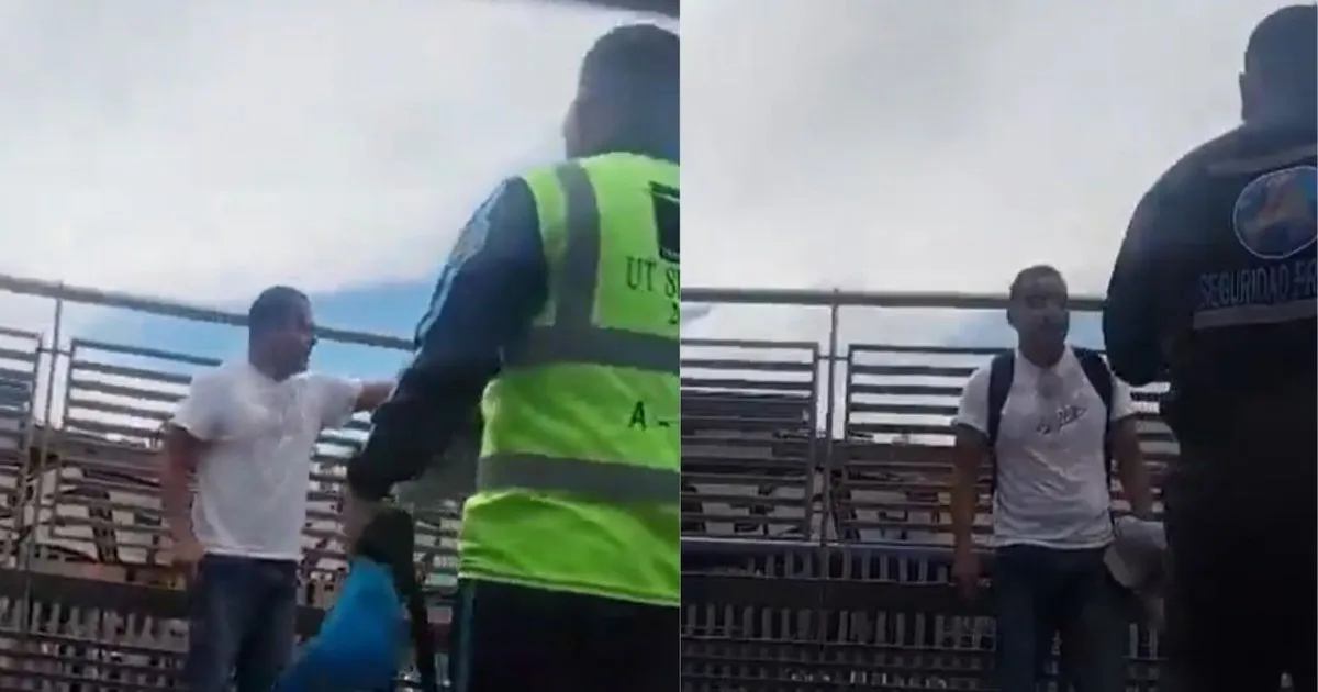 Colado tijeras Indignante: un 'colado' atacó con tijeras a dos guardias de TransMilenio en Bogotá