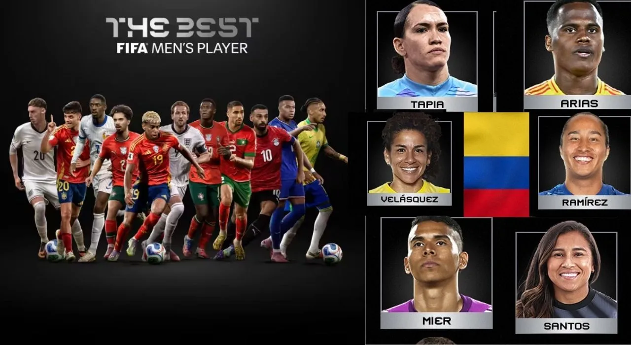 Colombianos nominados a The Best 2025 de la FIFA. ¿Quiénes son los colombianos nominados en los premios The Best de la FIFA?