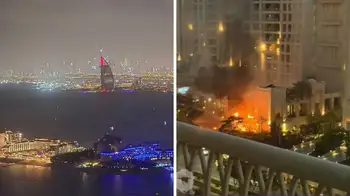 Columnas de humo y evacuaciones tras incidente en el hotel Fairmont The Palm. Misiles y drones de Irán impactan Palm Jumeirah en Dubái y generan pánico entre residentes y turista