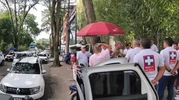 Contratistas de Mogotax protestan en Ibagué por pagos pendientes. Pacientes renales podrían quedarse sin transporte en Ibagué por crisis de pagos a Mogotax
