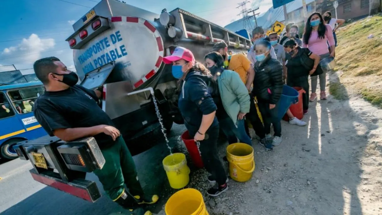 Cortes de agua Atención, Bogotá: no habrá agua en estas tres localidades a partir del 29 de abril
