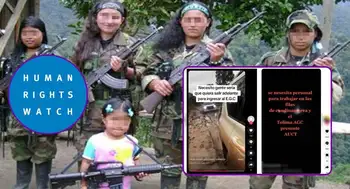 Crece el reclutamiento de menores: los grupos armados usan las redes sociales para hacerlo Reclutamiento de niños aumentó drásticamente durante el gobierno Petro, según HRW