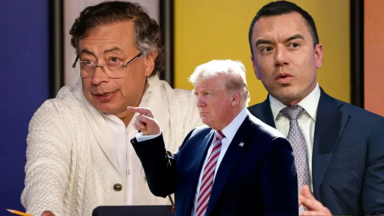 Crisis Ecuador y Colombia Donald Trump entraría a mediar en conflicto entre Gustavo Petro y Daniel Noboa