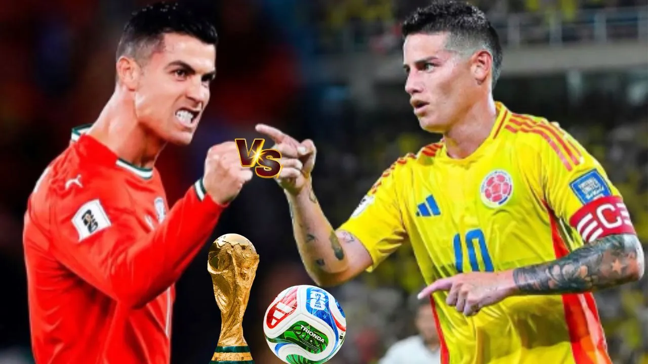 Cristiano Ronaldo y James Rodríguez, frente a frente en el Mundial 2026. Mundial 2026 | Estos son los partidos de hoy, 27 de junio: horarios y enfrentamientos