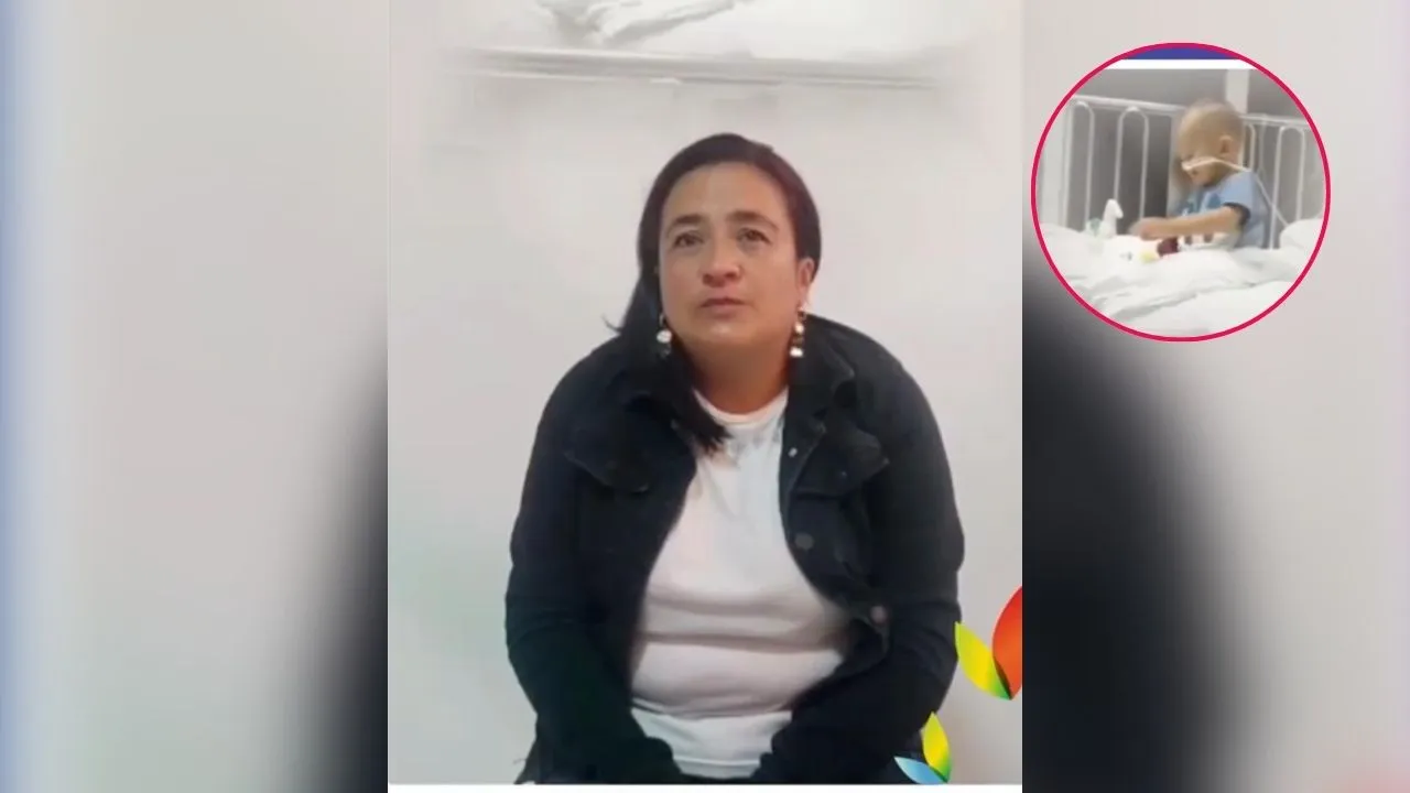 Cristina Mora denuncia falta de medicamentos para su hijo. Denuncia | El drama de un niño con cistinosis que lleva meses sin tratamiento en Cundinamarca