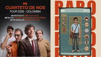 Cuarteto de Nos ya está en Bogotá y se presenta en Movistar Arena Cuarteto de Nos en el Movistar Arena de Bogotá: precio de boletas, fechas y posible setlist