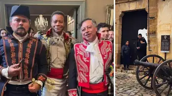 Cuba Gooding Jr., ganador del Óscar, interpretará al almirante José Prudencio Padilla. Fotos del rodaje y detalles de la película del almirante Padilla con Cuba Gooding Jr.