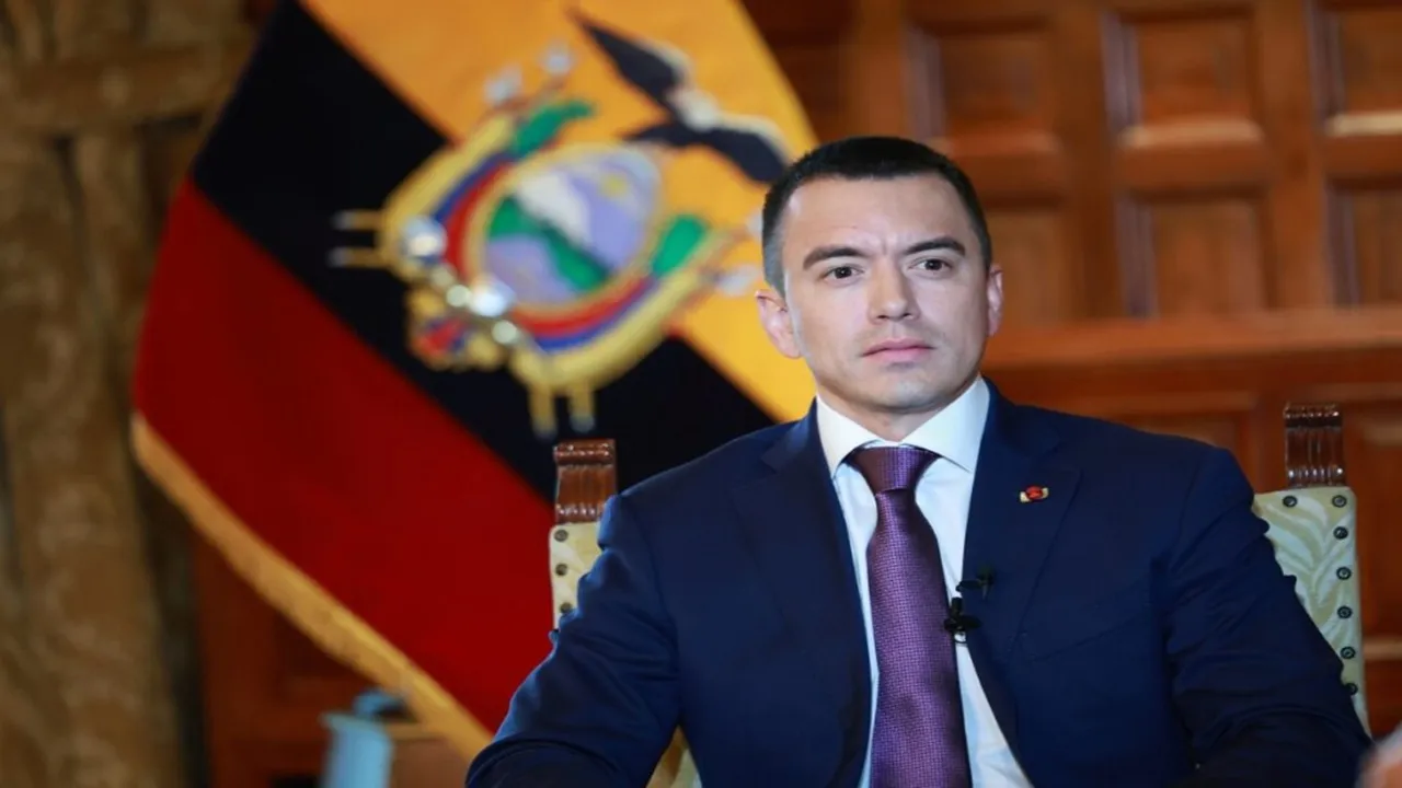 Daniel Noboa Noboa denuncia incursión guerrillera a Ecuador impulsada por Gustavo Petro