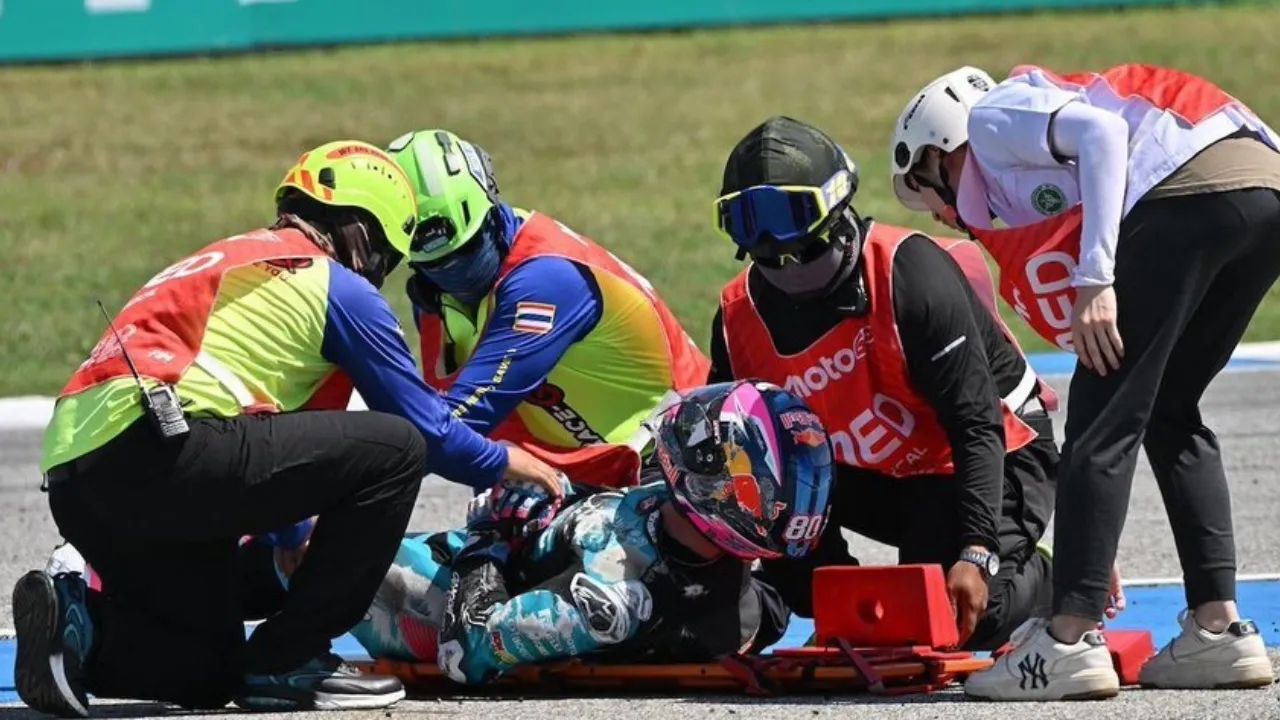 David Alonso Video | Escalofriante accidente de David Alonso en Moto2: ¿Cuál es su estado de salud?