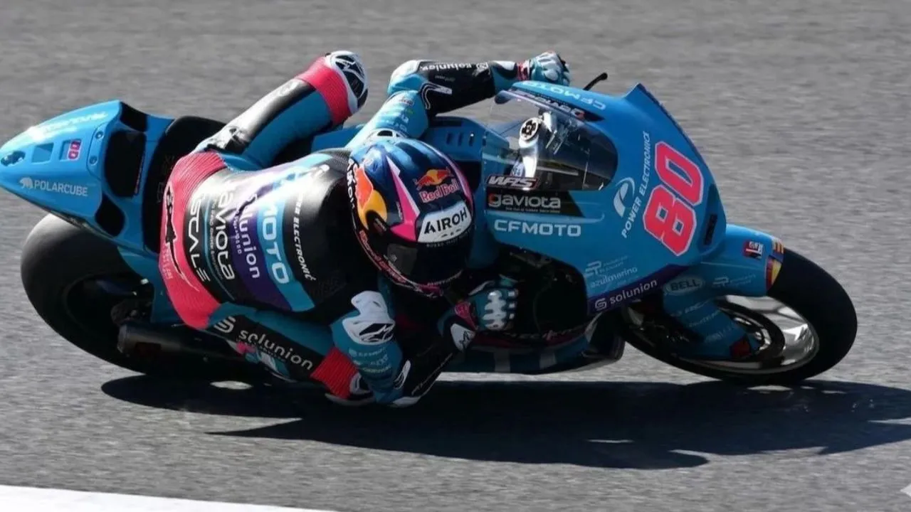 David Alonso David Alonso remontó y rozó el podio en el GP de España de la Moto2