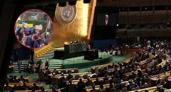 Delcy Rodríguez genera protestas en Caracas. Venezolanos protestan en Caracas contra participación de Delcy Rodríguez en la ONU: ¿qué pasó?