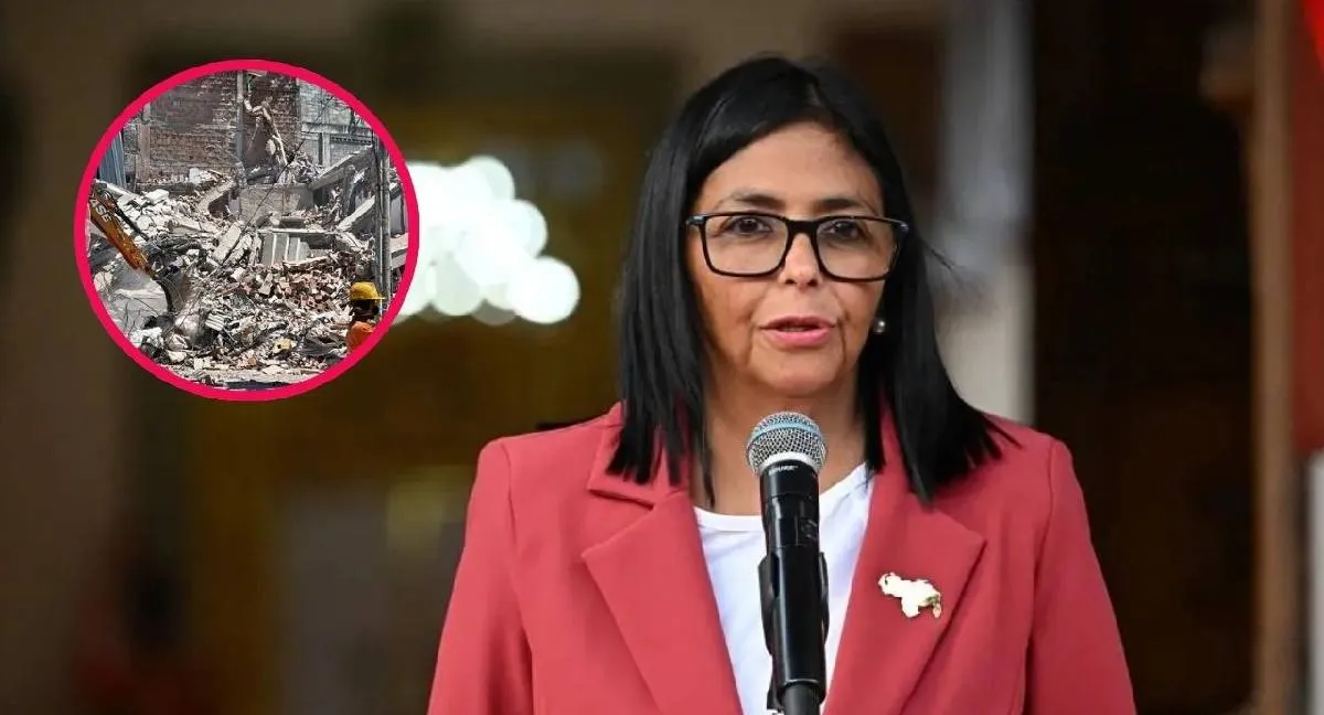 Delcy Rodríguez terremoto Lluvia de críticas a Delcy Rodríguez por ofrecer ayuda de Venezuela a Colombia tras el terremoto