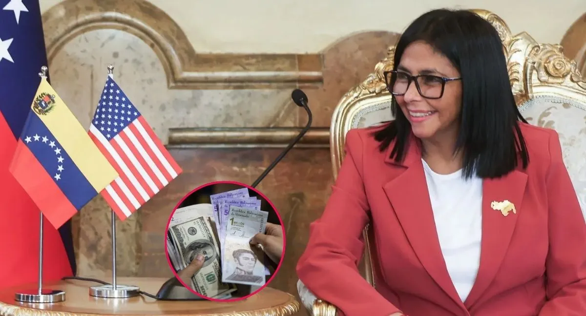 Delcy Rodróguez habla de dolarización ¿Venezuela se dolarizará? Delcy Rodríguez anunció una decisión clave para la economía del país