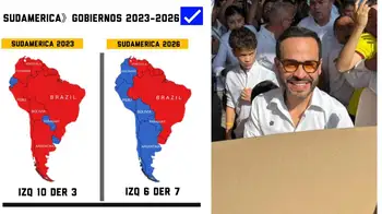 Después del triunfo de Abelardo de la Espriella así quedó el mapa político de Sudamérica. Sudamérica y el drástico giro hacia la derecha, tras triunfo de Abelardo De la Espriella